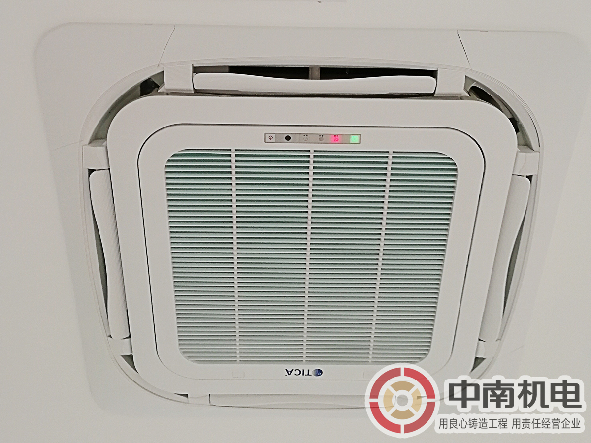 佛山某教育機(jī)構(gòu)中央空調(diào)安裝：天花機(jī)安裝細(xì)節(jié)